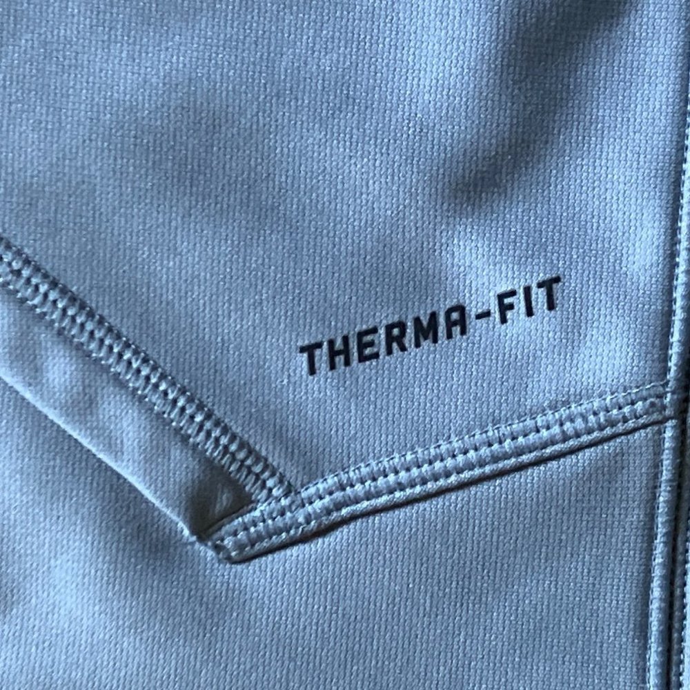 Black/ Gray Therma-Fit Hoodie Mens M - Picture 3 of 12